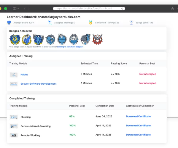 Conscientiza&ccedil;&atilde;o de Seguran&ccedil;a